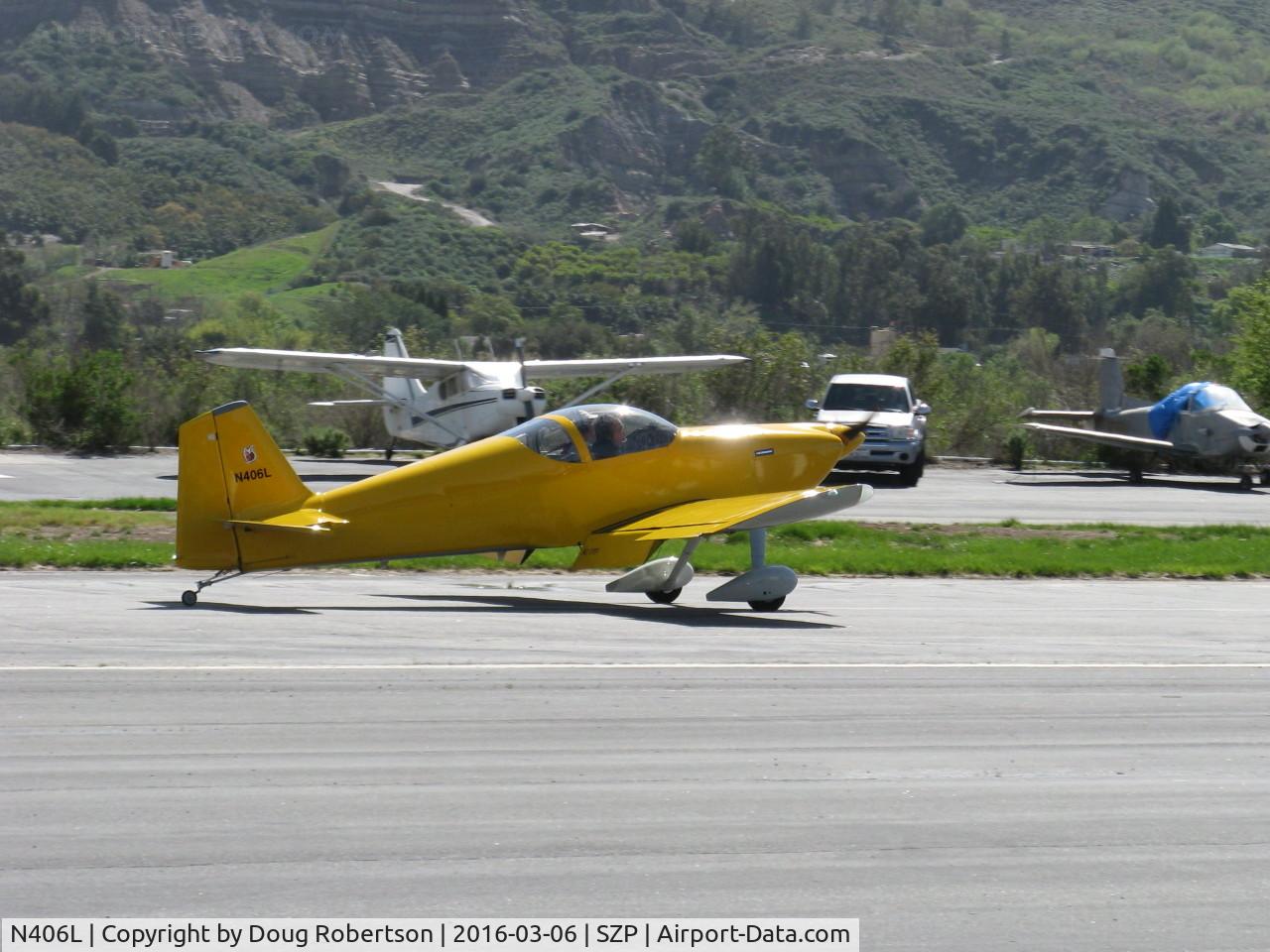 N406L, 2008 Vans RV-6 C/N 936, Provo PROVO 6, Lycoming O-320 160 Hp, landing roll Rwy 22
