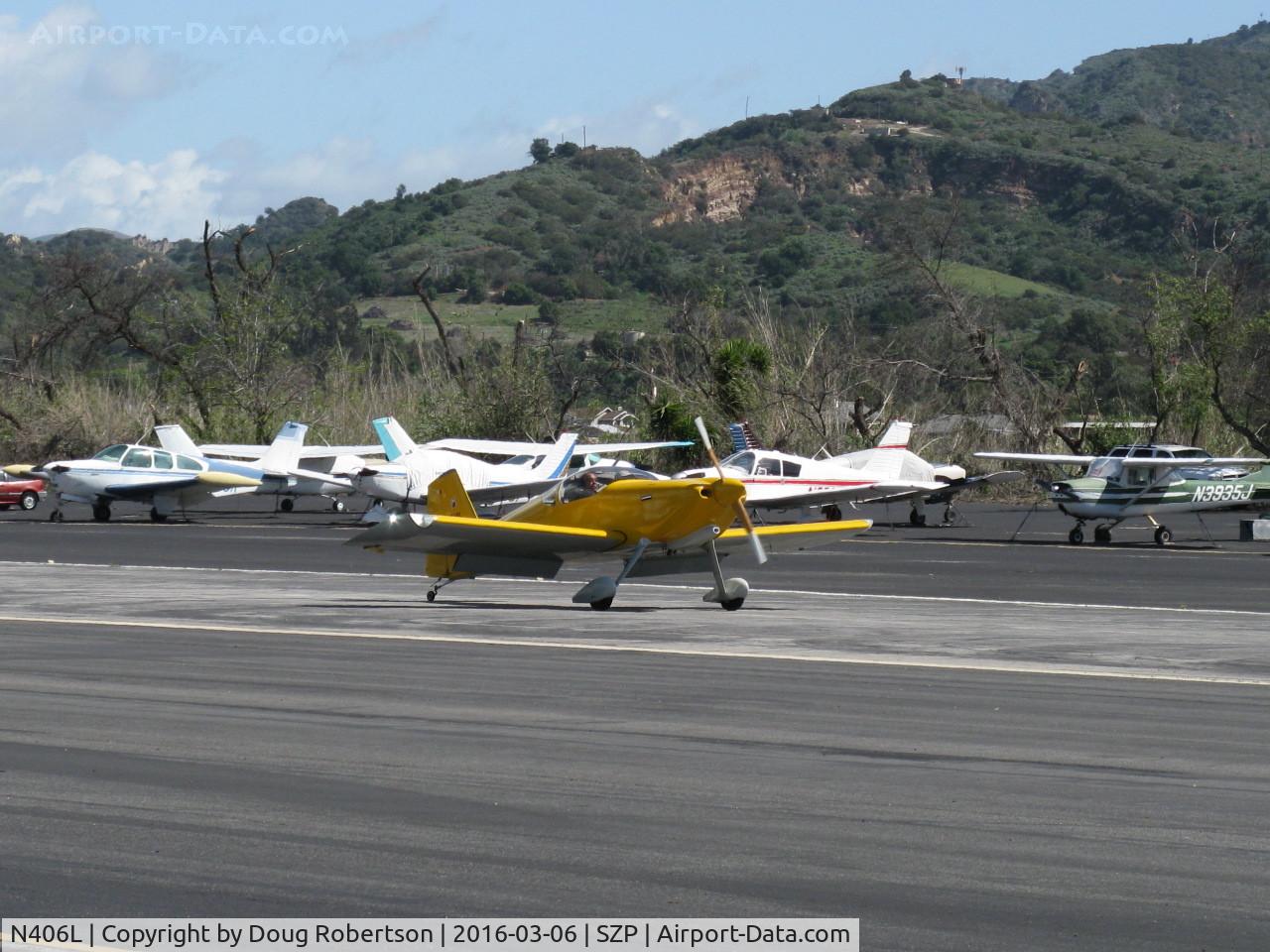 N406L, 2008 Vans RV-6 C/N 936, Provo PROVO 6, Lycoming O-320 160 Hp, landing roll Rwy 22