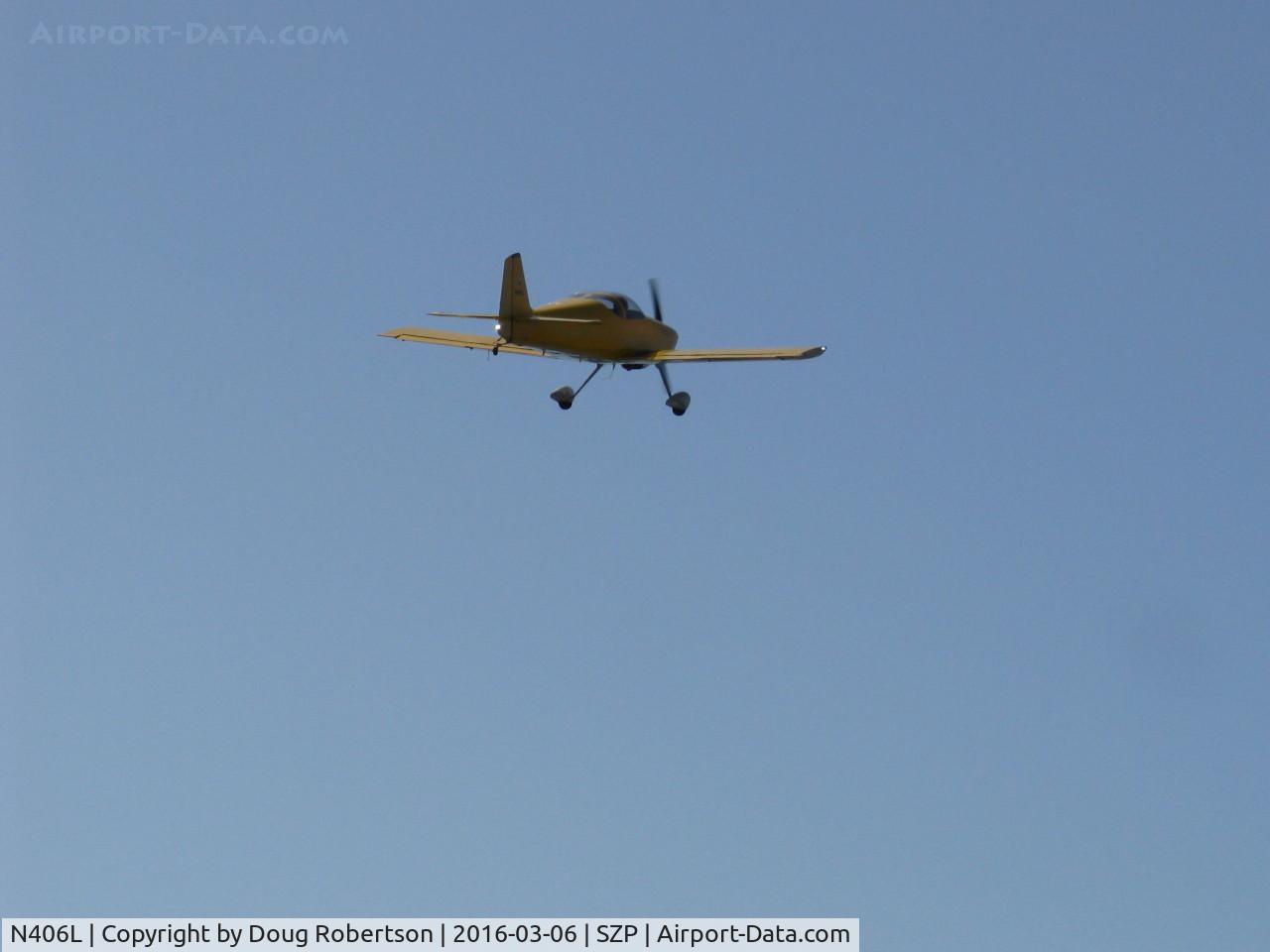 N406L, 2008 Vans RV-6 C/N 936, Provo PROVO 6, Lycoming O-320 160 Hp, another takeoff climb Rwy 22