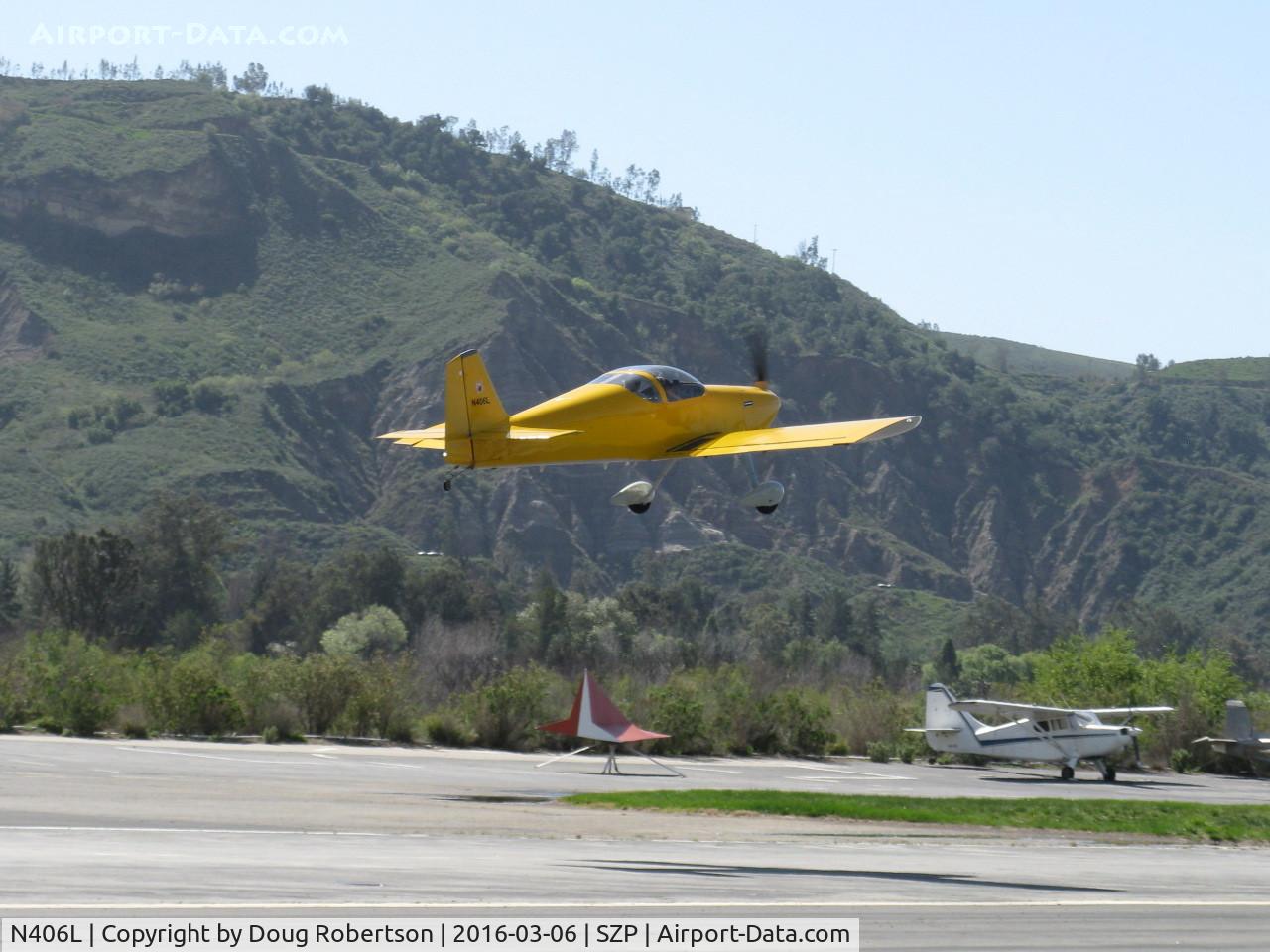 N406L, 2008 Vans RV-6 C/N 936, Provo PROVO 6, Lycoming O-320 160 Hp, takeoff climb Rwy 22