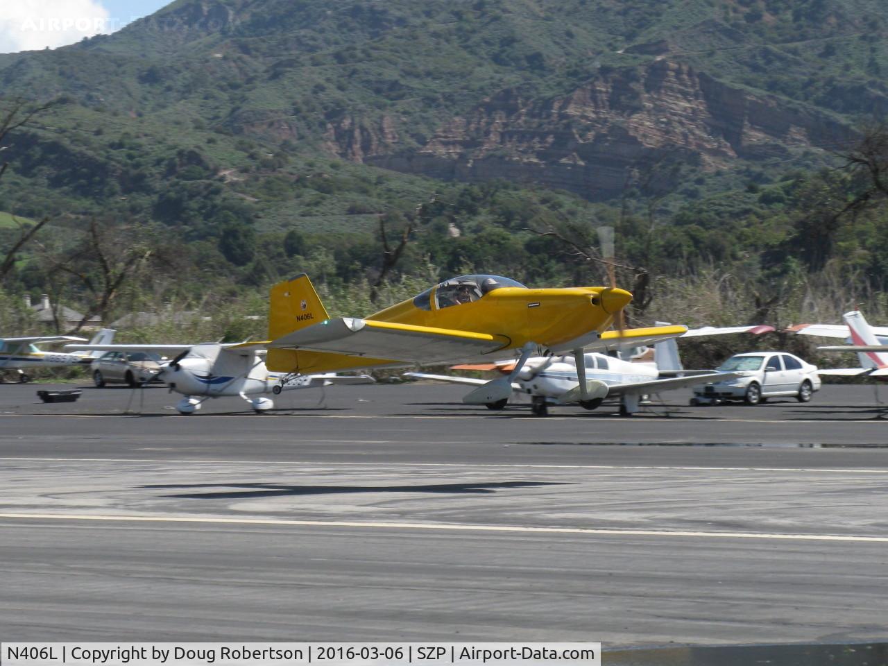 N406L, 2008 Vans RV-6 C/N 936, Provo PROVO 6, Lycoming O-320 160 Hp, takeoff climb Rwy 22