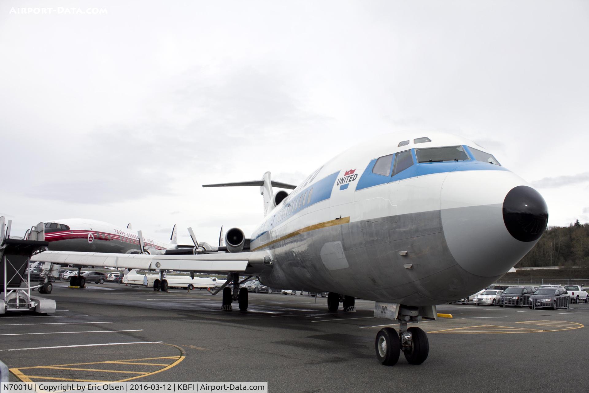 N7001U, 1963 Boeing 727-22 C/N 18293, Boeing's 1st 727 at it's new home, the Museum Of Flight in Seattle, WA.