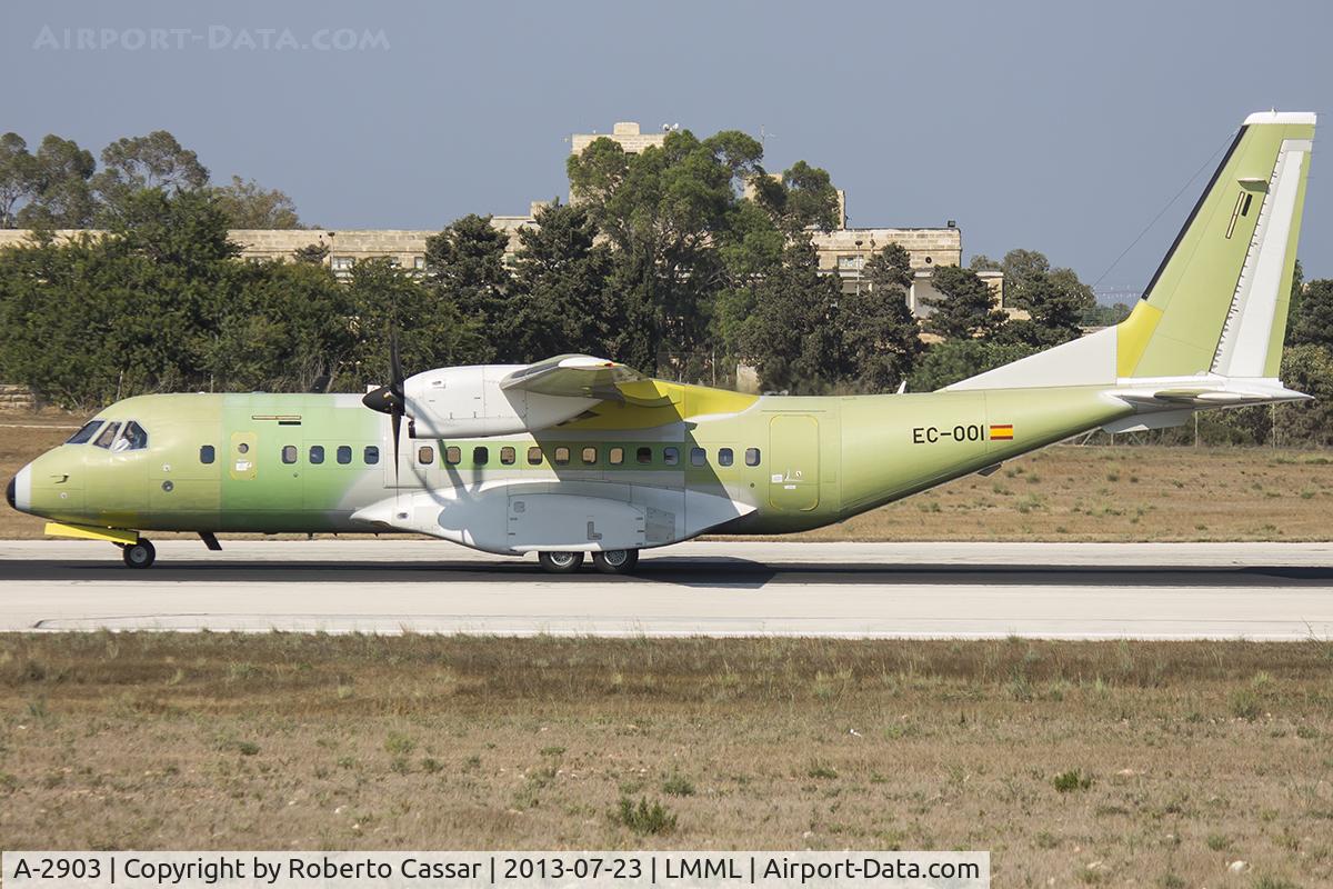 A-2903, CASA C-295M C/N 098, Backtrack runway 13. On delivery to Indonesia Air Force