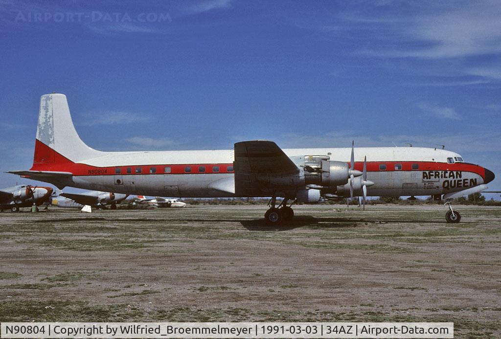 N90804, 1956 Douglas DC-7C Seven Seas Seven Seas C/N 45116, K25/K64 scan