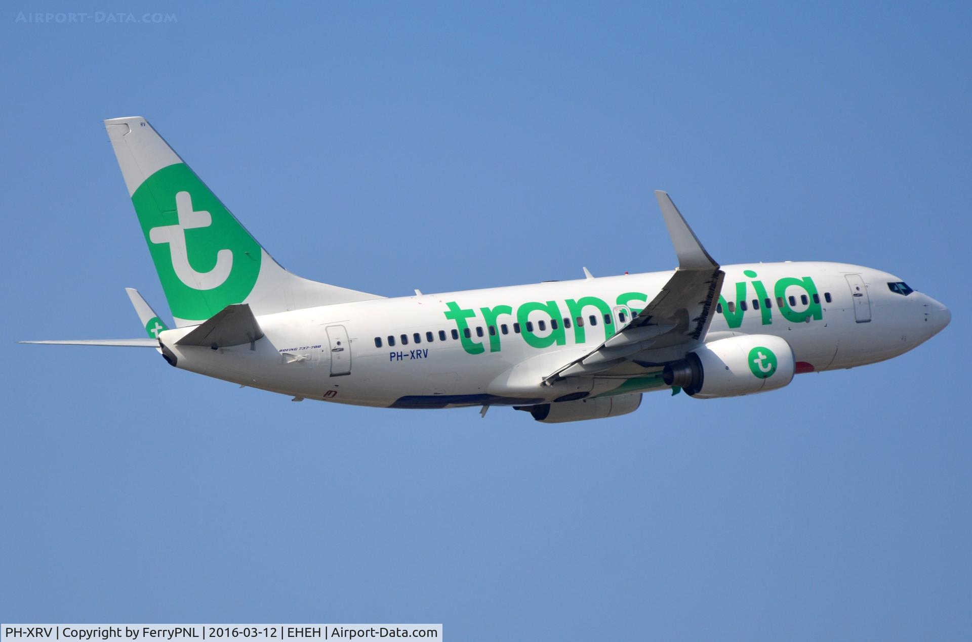 PH-XRV, 2005 Boeing 737-7K2 C/N 34170, Transavia B737 departing EIN