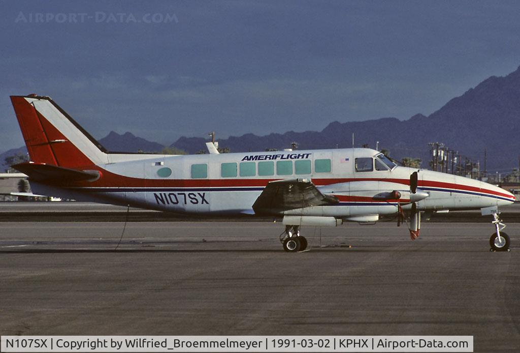 N107SX, 1981 Beech C99 Airliner C/N U-176, K64 scan