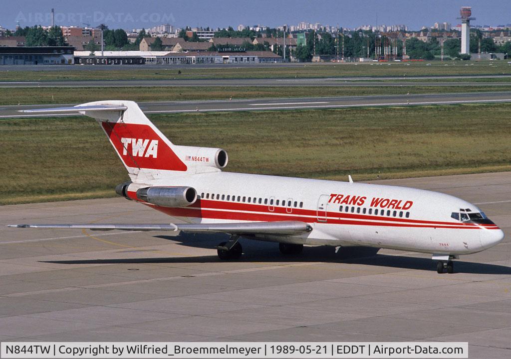 N844TW, 1964 Boeing 727-31 C/N 18755, TWA / K64 scan