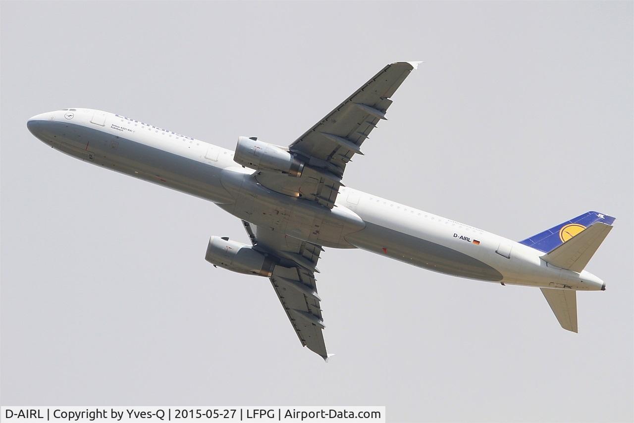 D-AIRL, 1994 Airbus A321-131 C/N 505, Airbus A321-131, Take off Rwy 27L, Roissy Charles De Gaulle Airport (LFPG-CDG)