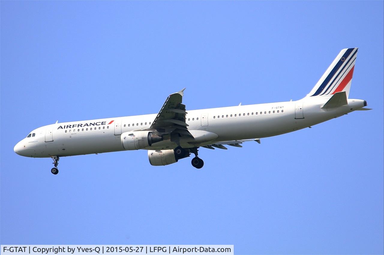 F-GTAT, 2008 Airbus A321-211 C/N 3441, Airbus A321-211, Short approach rwy 27R, Paris-Roissy Charles De Gaulle airport (LFPG-CDG)