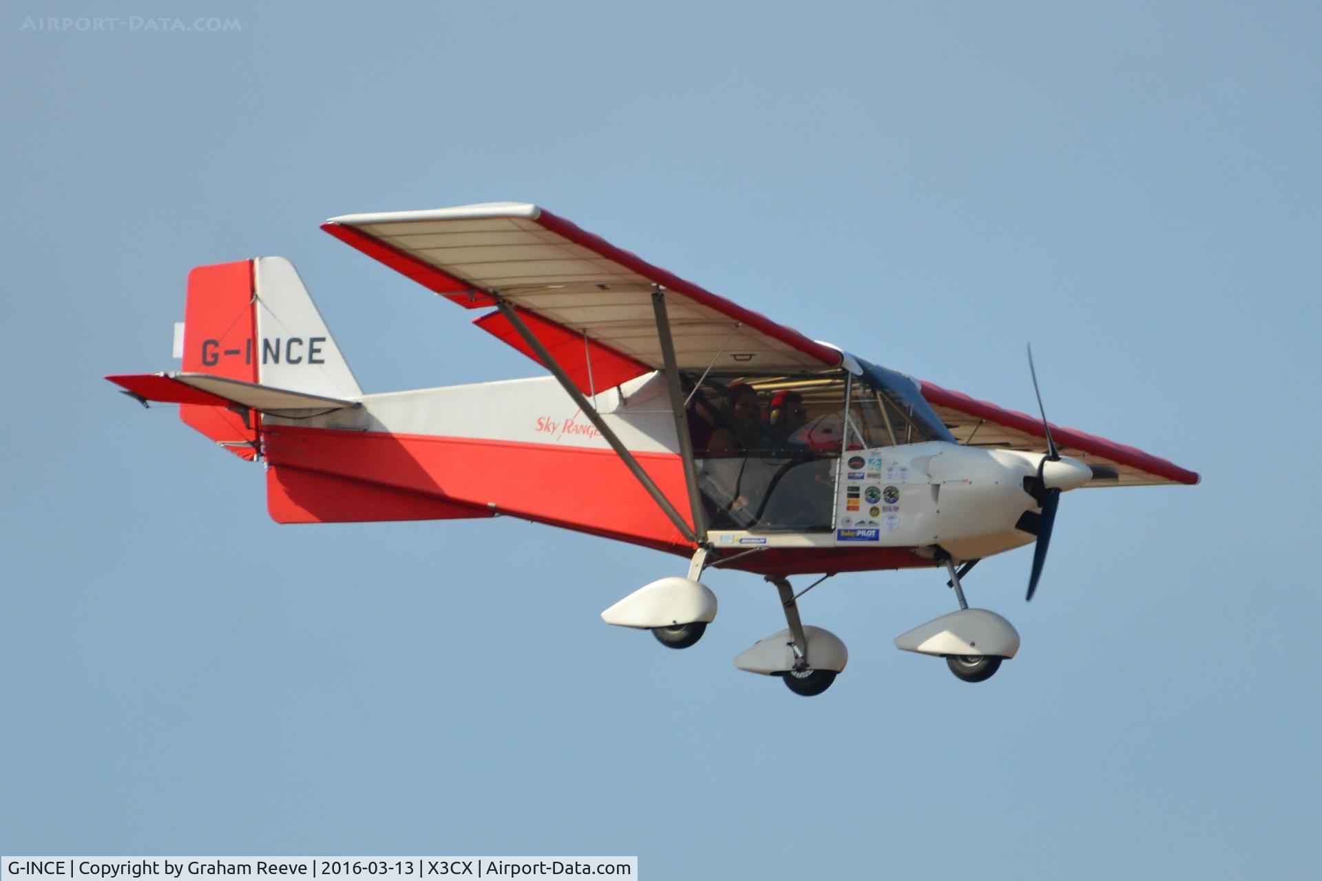 G-INCE, 2003 Best Off Skyranger 912(2) C/N BMAA/HB/270, Landing at Northrepps.