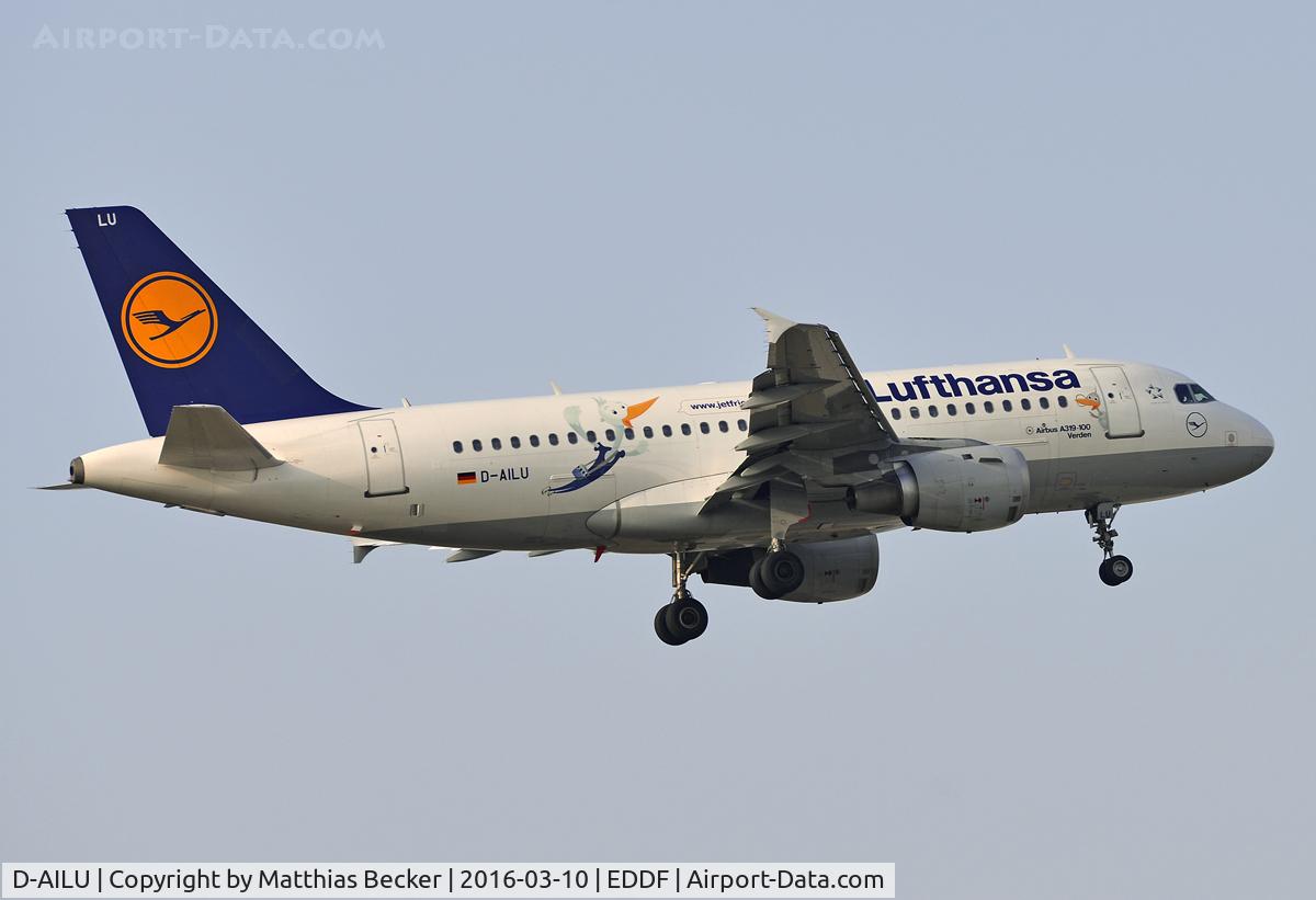 D-AILU, 1997 Airbus A319-114 C/N 744, D-AILU