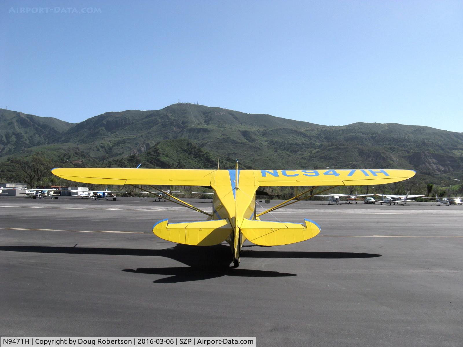 N9471H, Howard Aircraft DGA-15P C/N 813, 1943 Howard DGA-15P, Pratt 7 Whitney R-985 450 Hp 9 cylinder air-cooled radial, wing span 38'0. Weights: Empty 2,650 lbs. Loaded 4,350 lbs.