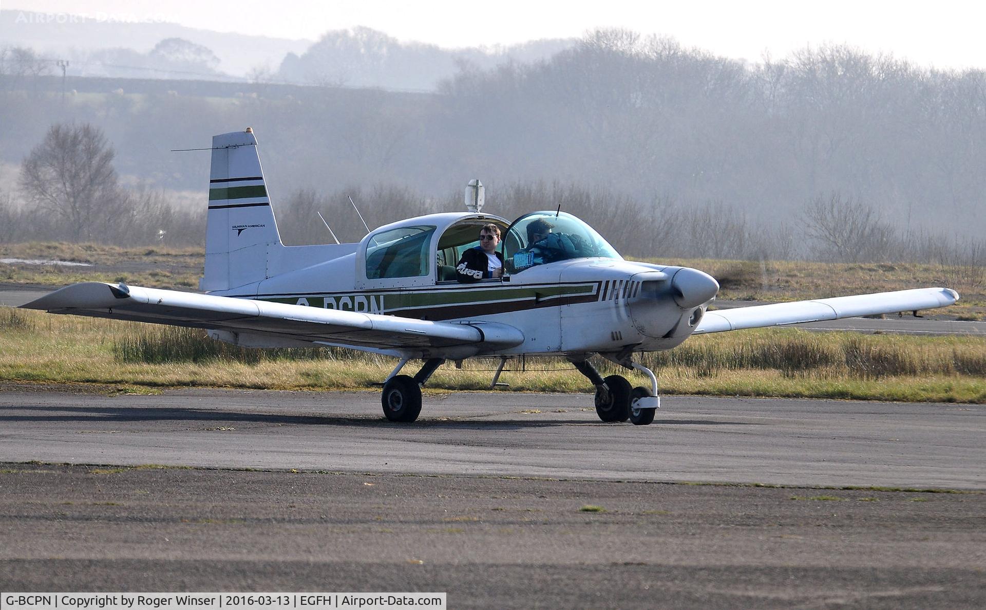 G-BCPN, 1974 Grumman American AA-5 Traveler C/N AA5-0665, Visiting AA-5 Traveler.