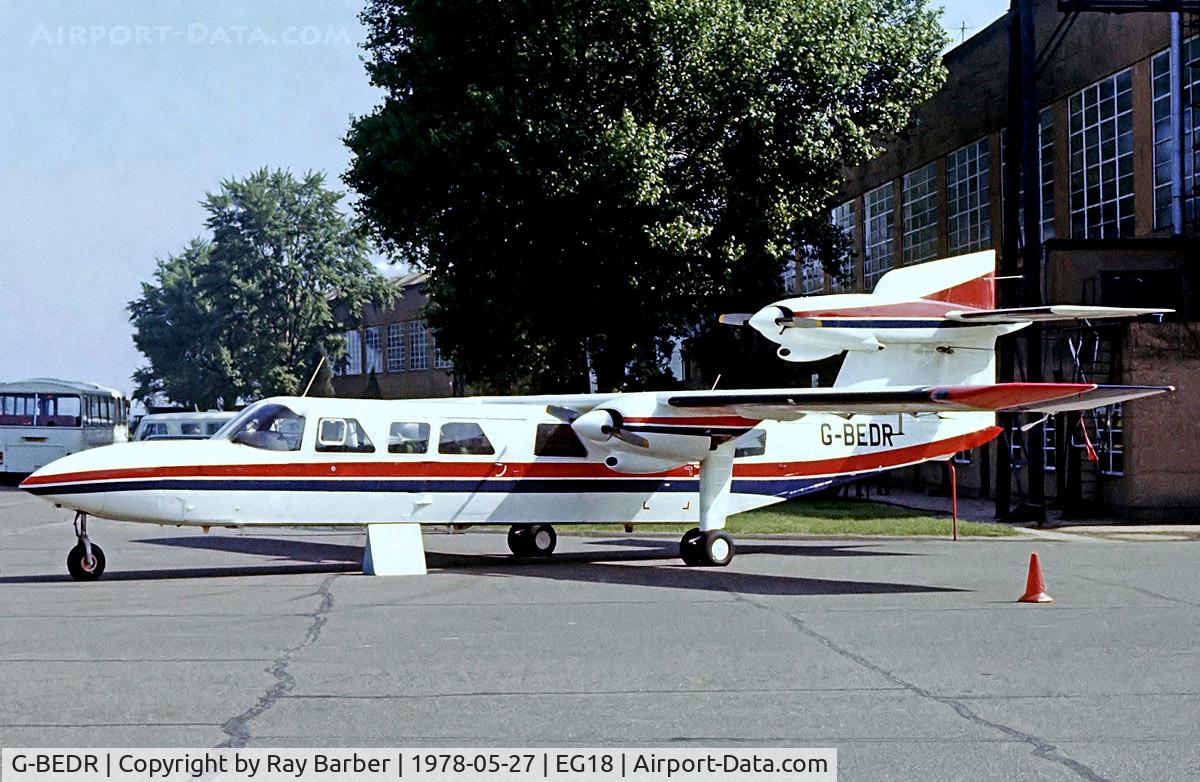 G-BEDR, 1976 Britten-Norman BN-2A Mk.III-2 Trislander C/N 1040, G-BEDR   Britten-Norman BN-2A Mk.III-3 Trislander [1040] (Britten-Norman) Bassingbourn~G 27/05/1978. From a slide.