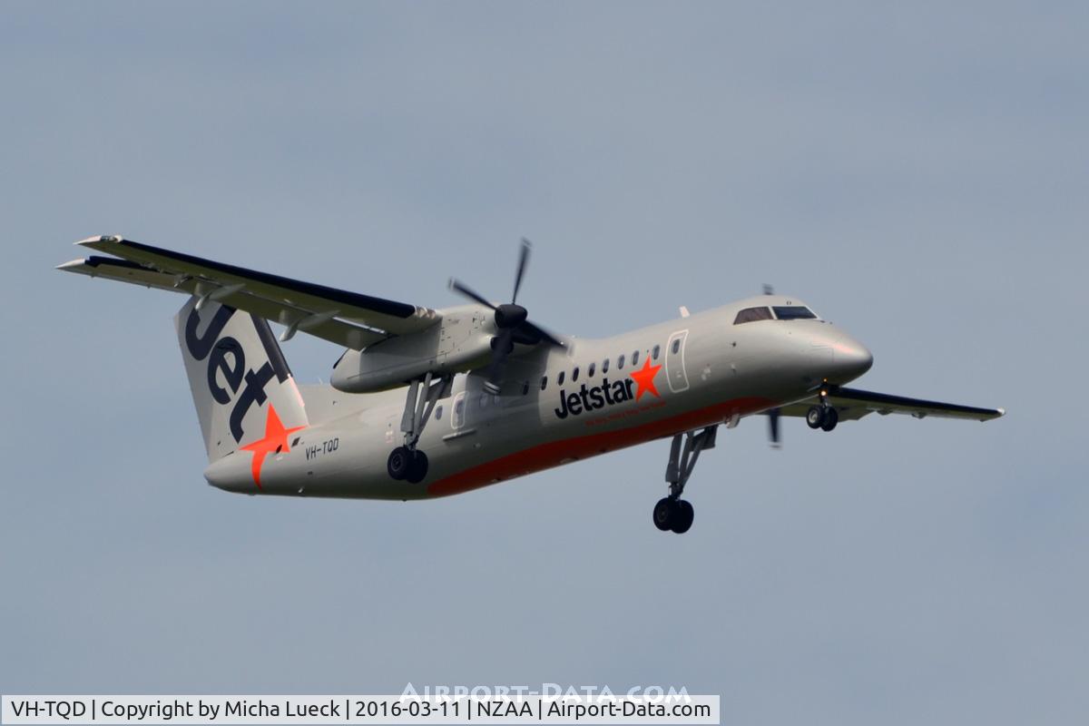 VH-TQD, 2004 De Havilland Canada DHC-8-315 Dash 8 C/N 598, At Auckland