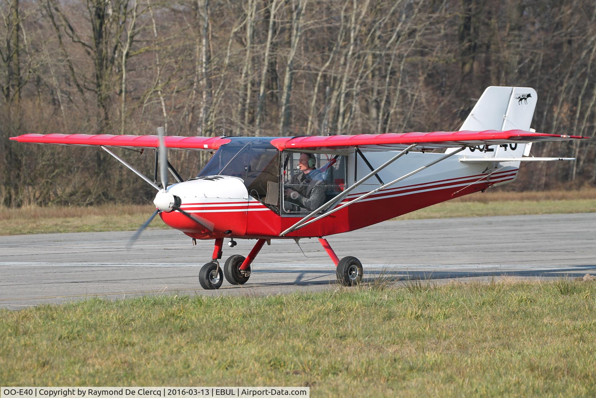 OO-E40, 2004 Rans S-6ES Coyote II C/N 08031512, Taxiing.