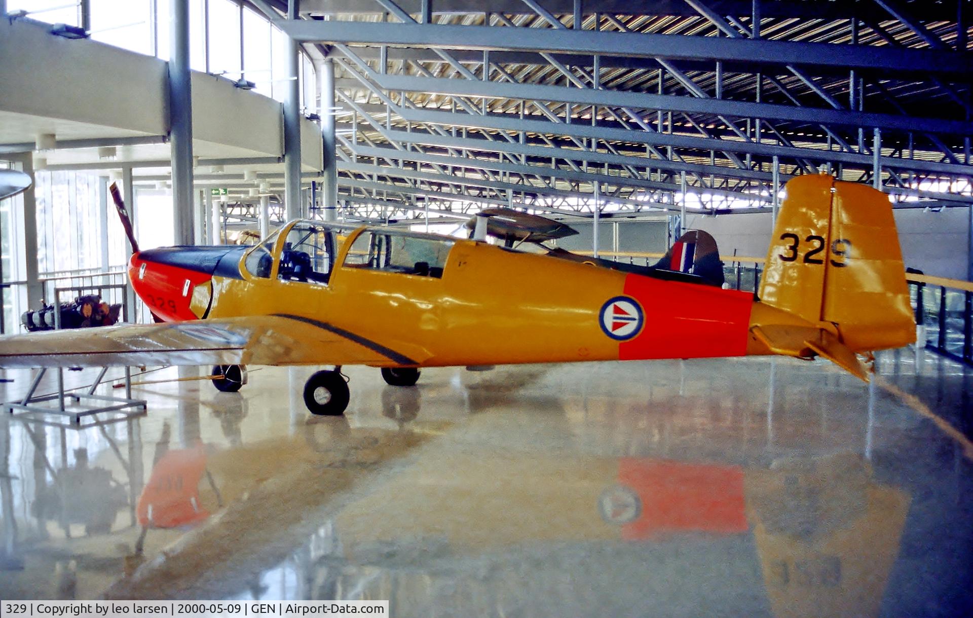 329, 1957 Saab 91B-2 Safir C/N 91-329, Forsvars Museet Gardermoen 9.5.00