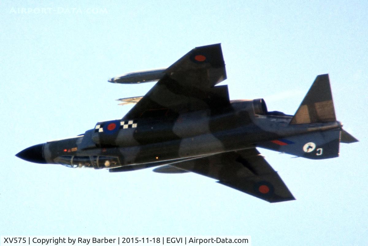 XV575, 1968 McDonnell Douglas Phantom FG1 C/N 9329/3112, McDonnell-Douglas F-4K FG.1 Phantom II [3112] (Royal Air Force) RAF Greenham Common~G 01/08/1976. From a slide.