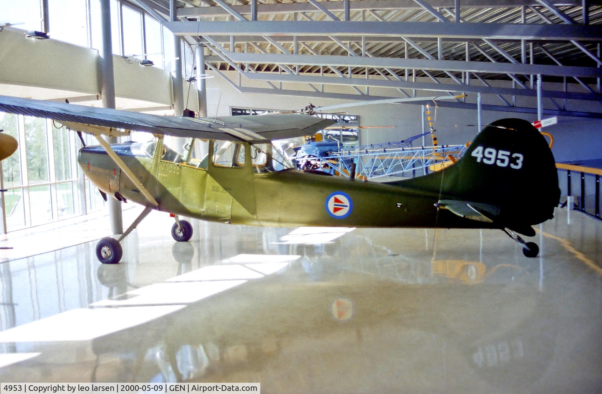 4953, Cessna O-1A Bird Dog C/N 21845, Forsvars Museet Gardermoen 9.5.00