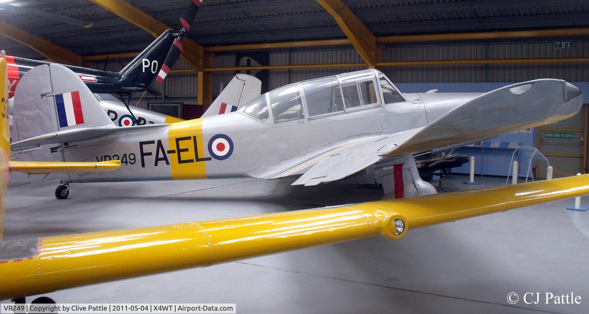 VR249, Percival P-40 Prentice T1 C/N Not found VR249, Preserved at the Newark Air Museum, Winthorpe, Nottinghamshire. X4WT