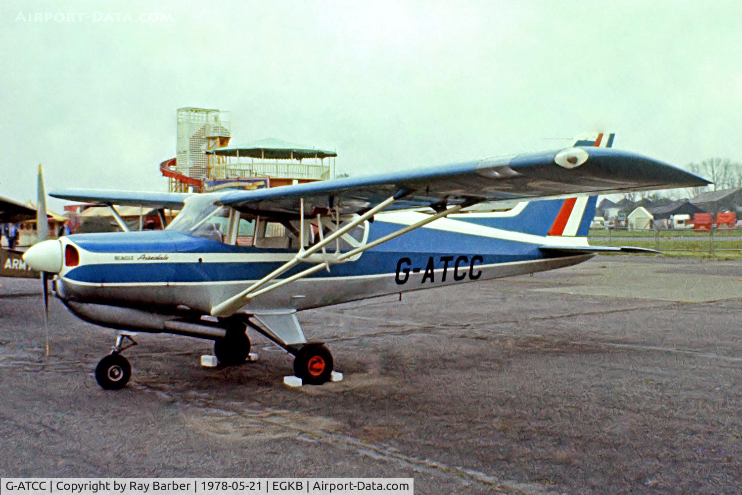 G-ATCC, 1965 Beagle A-109 Airdale C/N B.542, G-ATCC   Beagle A.109 Airedale [B.542] Biggin Hill~G 21/05/1978. From a slide.