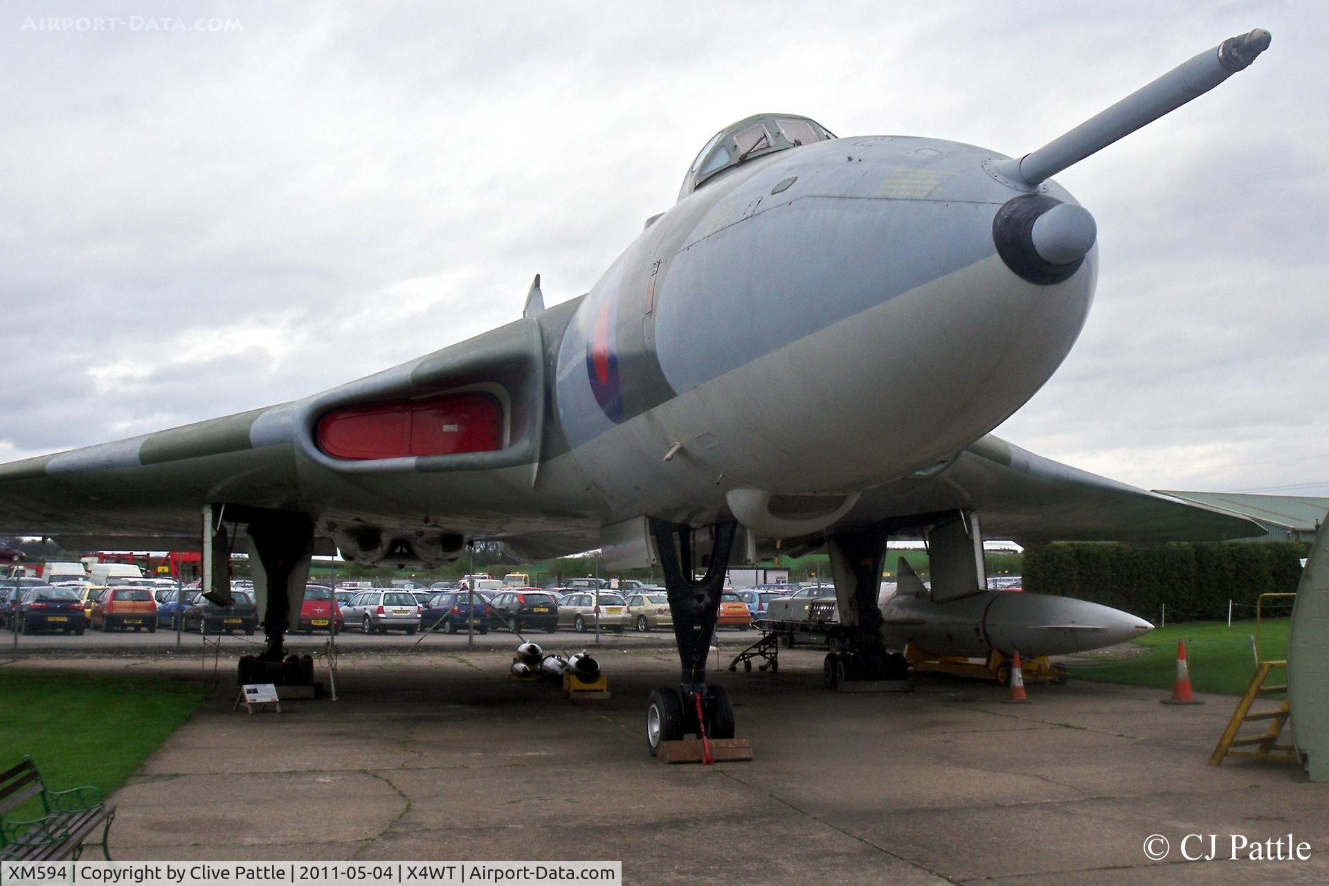 XM594, 1963 Avro Vulcan B.2 C/N Set 58, Preserved at the Newark Air Museum, Winthorpe, Nottinghamshire. X4WT