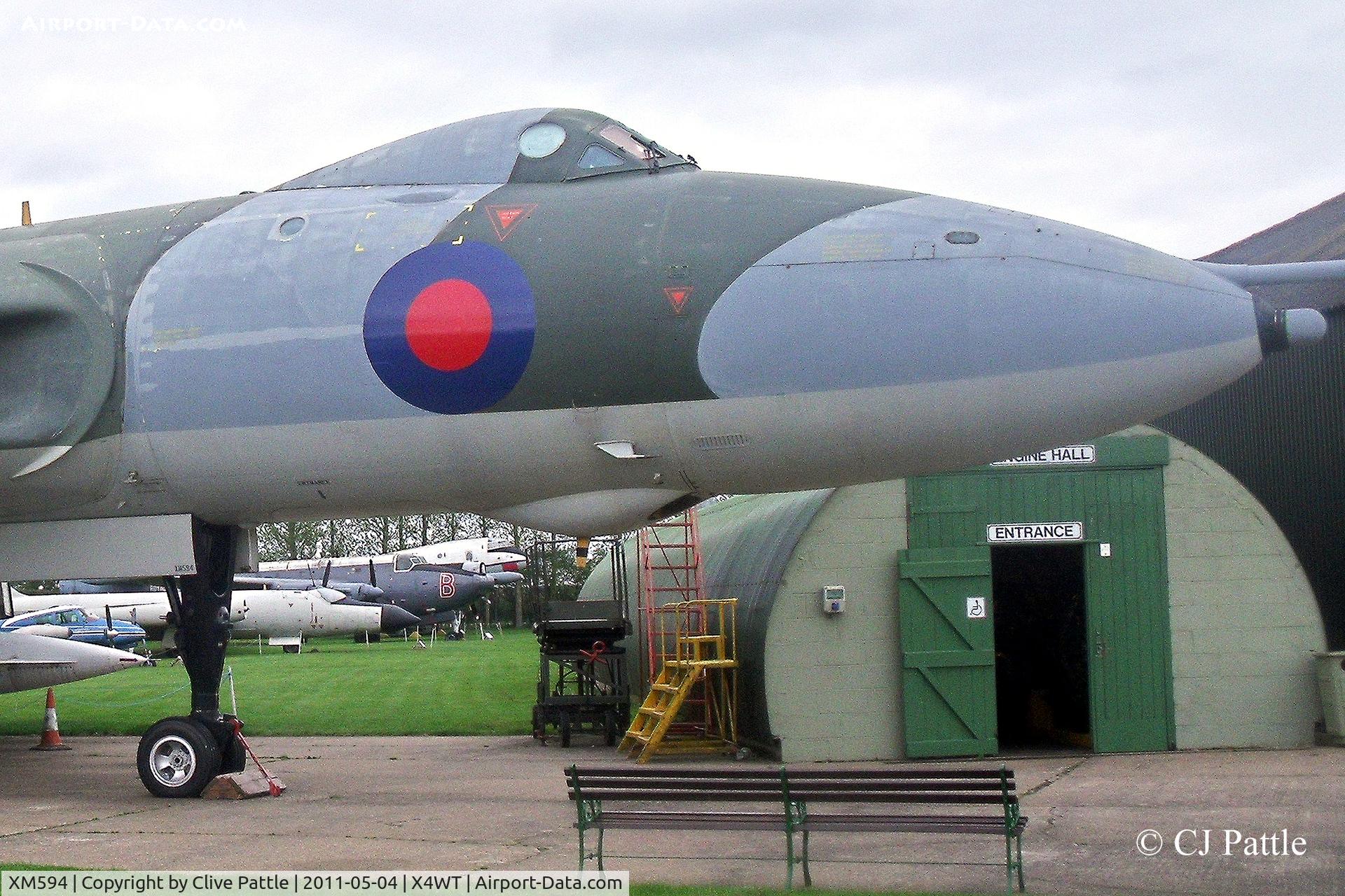 XM594, 1963 Avro Vulcan B.2 C/N Set 58, Preserved at the Newark Air Museum, Winthorpe, Nottinghamshire. X4WT