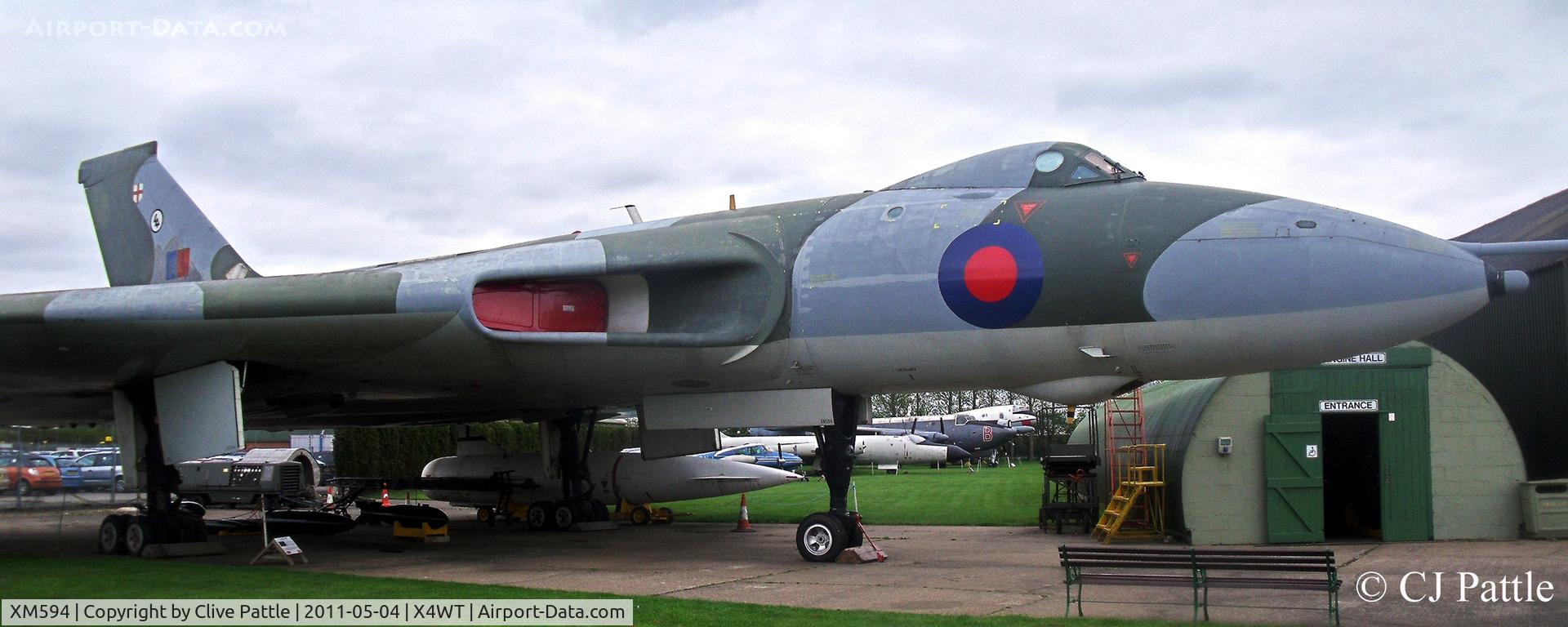 XM594, 1963 Avro Vulcan B.2 C/N Set 58, Preserved at the Newark Air Museum, Winthorpe, Nottinghamshire. X4WT