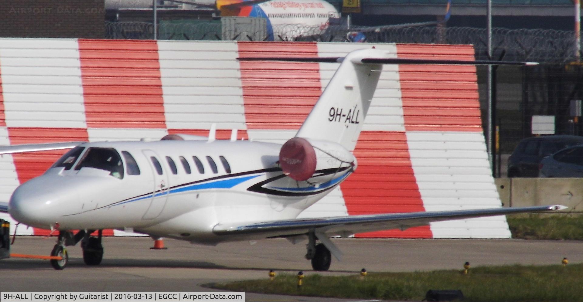 9H-ALL, 2000 Cessna 525A CitationJet CJ2 C/N 525A-0005, At Manchester