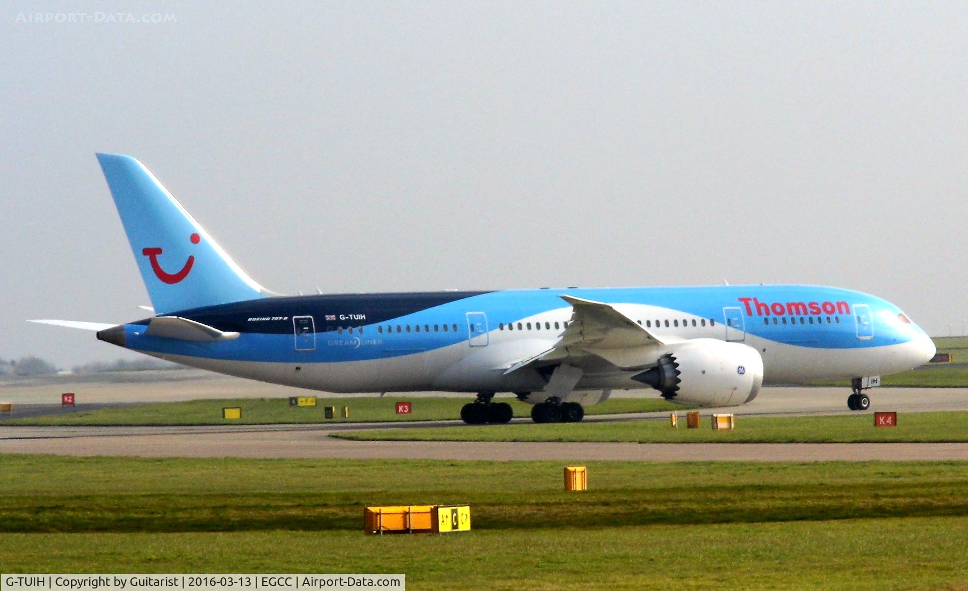 G-TUIH, 2015 Boeing 787-8 Dreamliner C/N 37229, At Manchester