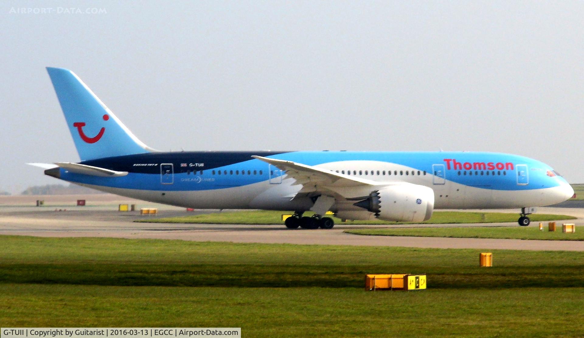 G-TUII, 2015 Boeing 787-8 Dreamliner C/N 37230, At Manchester