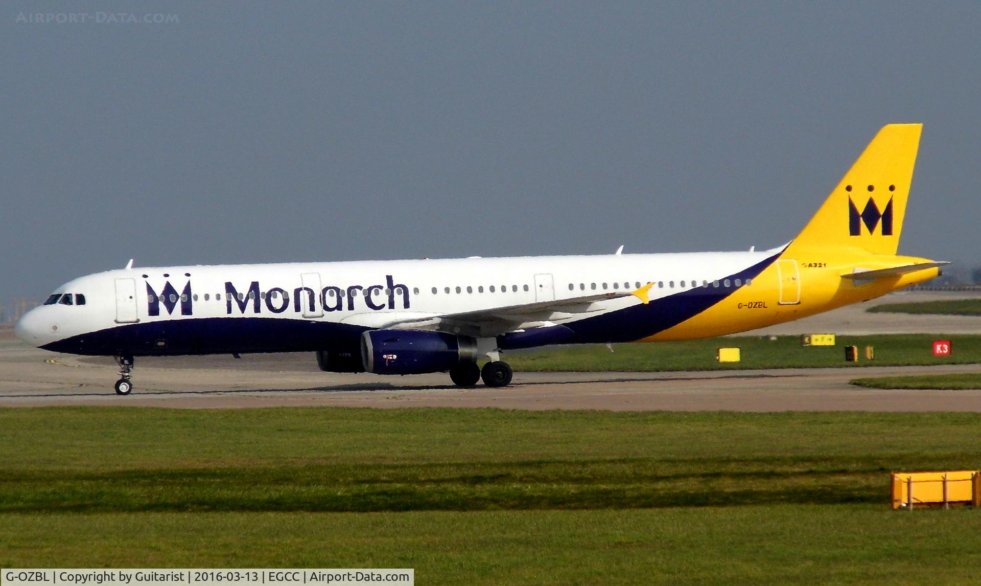 G-OZBL, 1998 Airbus A321-231 C/N 864, At Manchester