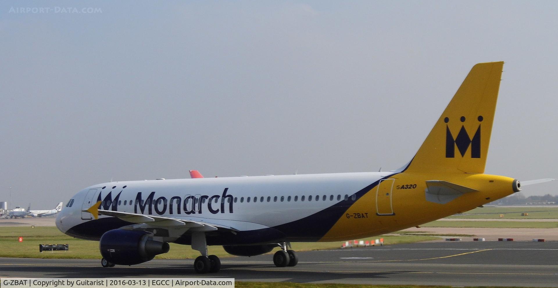 G-ZBAT, 2007 Airbus A320-214 C/N 3278, At Manchester