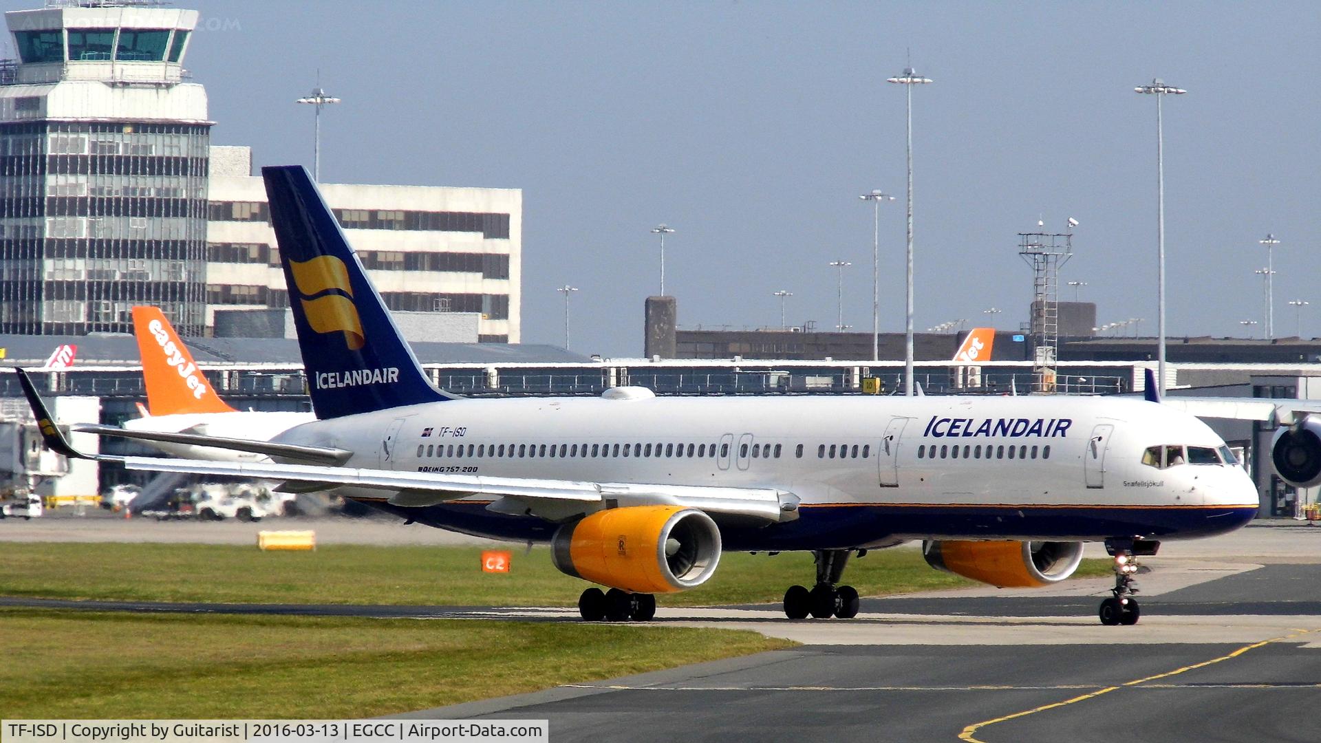 TF-ISD, 1991 Boeing 757-223 C/N 24596, At Manchester