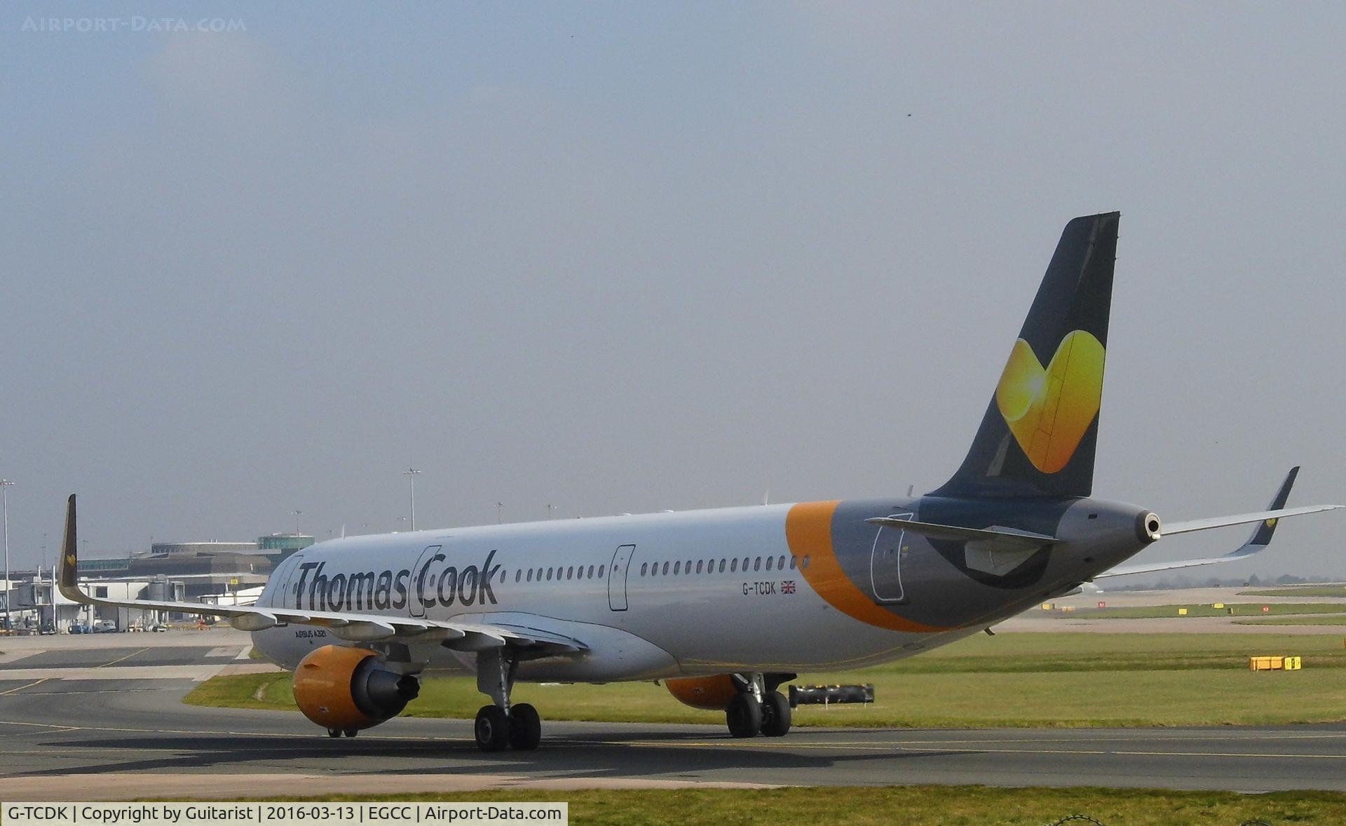 G-TCDK, 2015 Airbus A321-211 C/N 6548, At Manchester