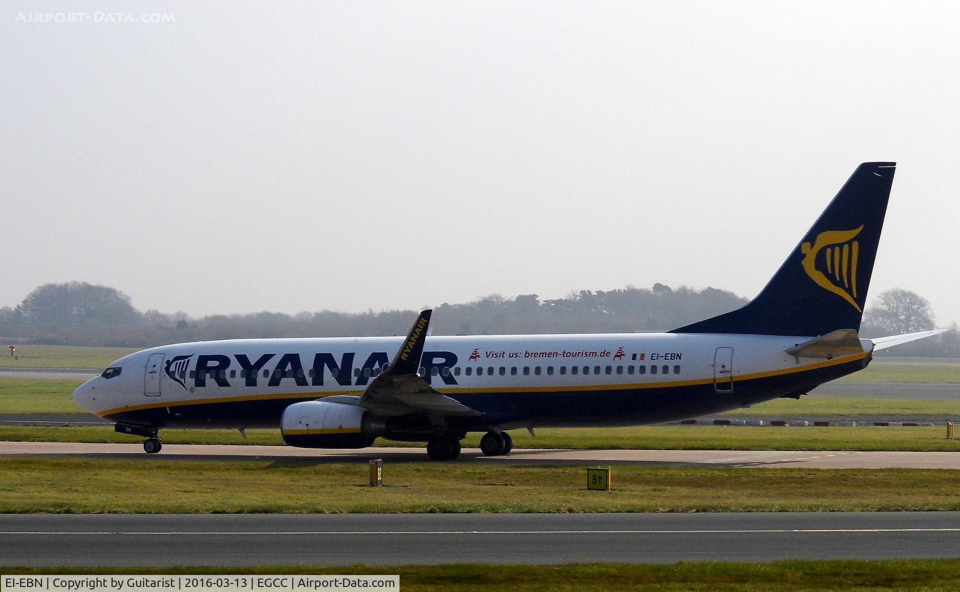 EI-EBN, 2009 Boeing 737-8AS C/N 35003, At Manchester