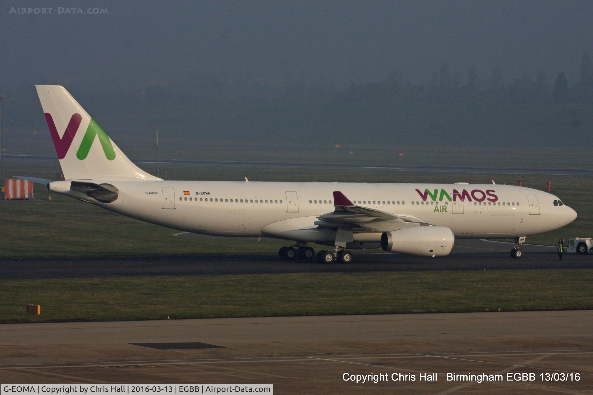G-EOMA, 1999 Airbus A330-243 C/N 265, ex Monarch  Airbus A330-243 now in Wamos Air colours