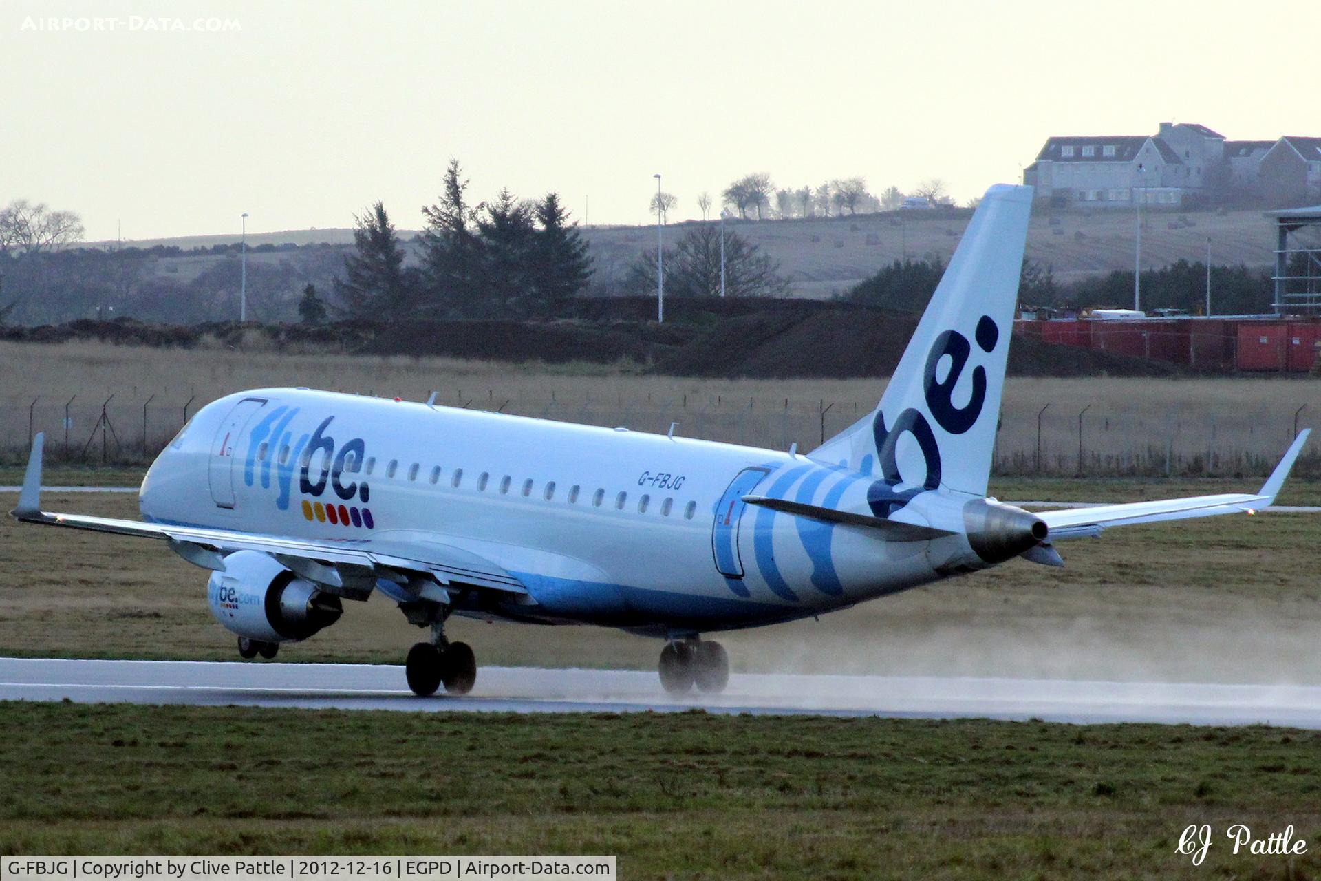 G-FBJG, 2012 Embraer 175STD (ERJ-170-200) C/N 17000344, Lift off at Aberdeen EGPD