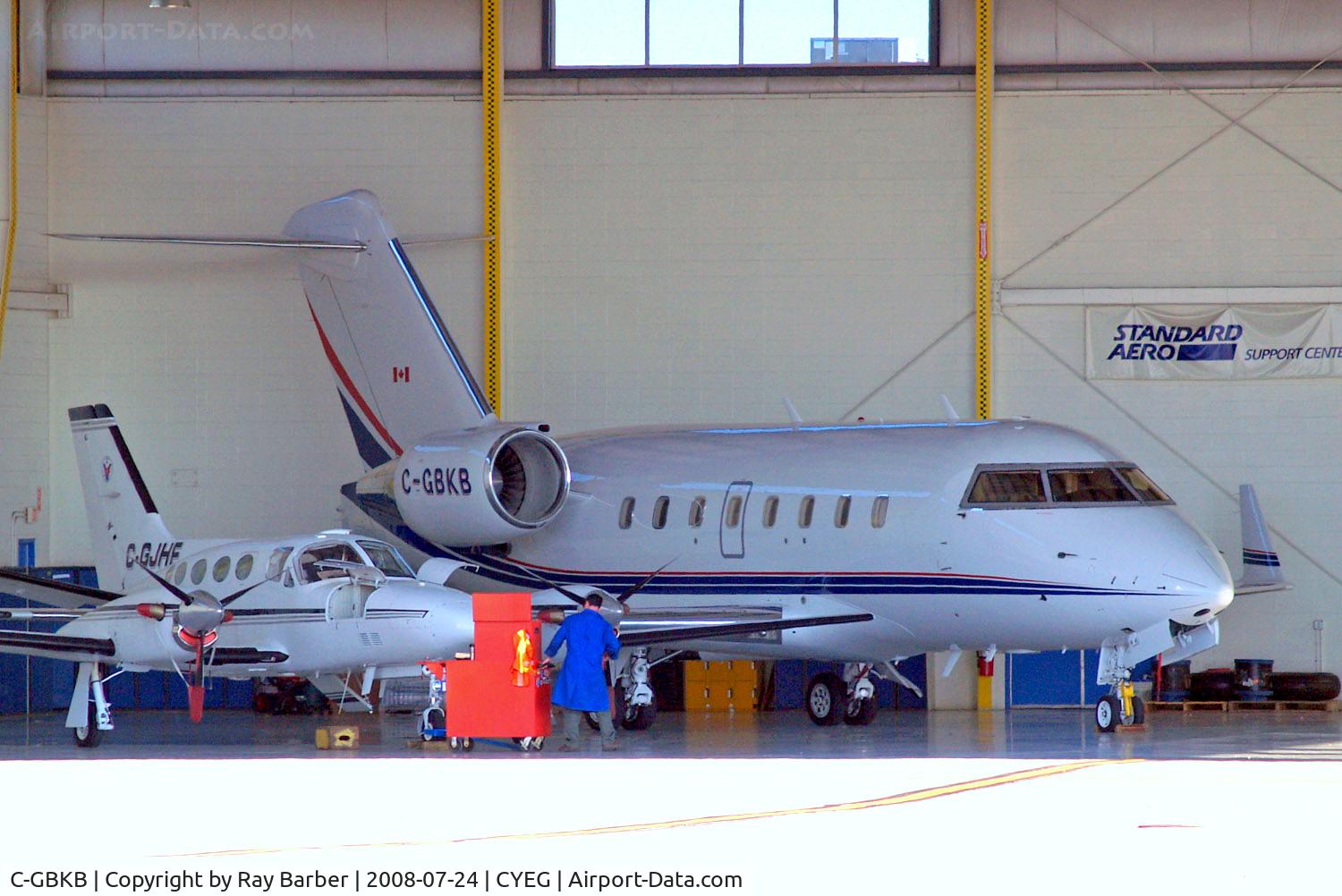 C-GBKB, 1999 Bombardier Challenger 604 (CL-600-2B16) C/N 5420, Canadair CL.604 Challenger [5420] Edmonton International~C 24/07/2008