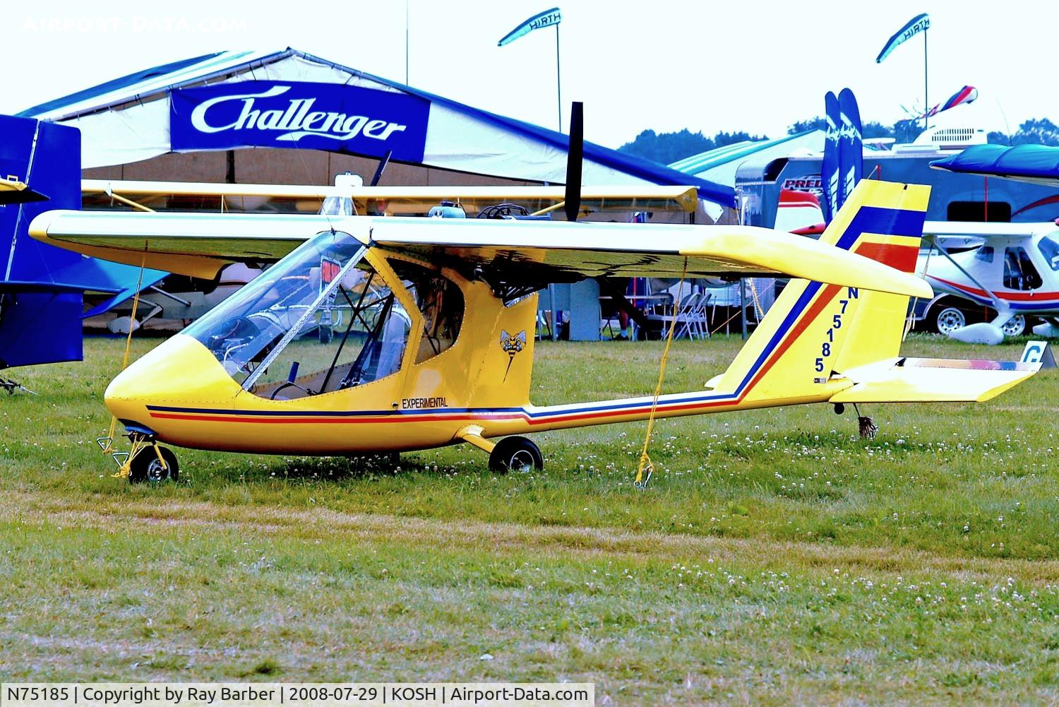 N75185, 2001 Earthstar Thunder Gull 2000 C/N 0001, N75185   Earthstar Thundergull 2000 [0001] Oshkosh-Wittman Regional~N 29/07/2008