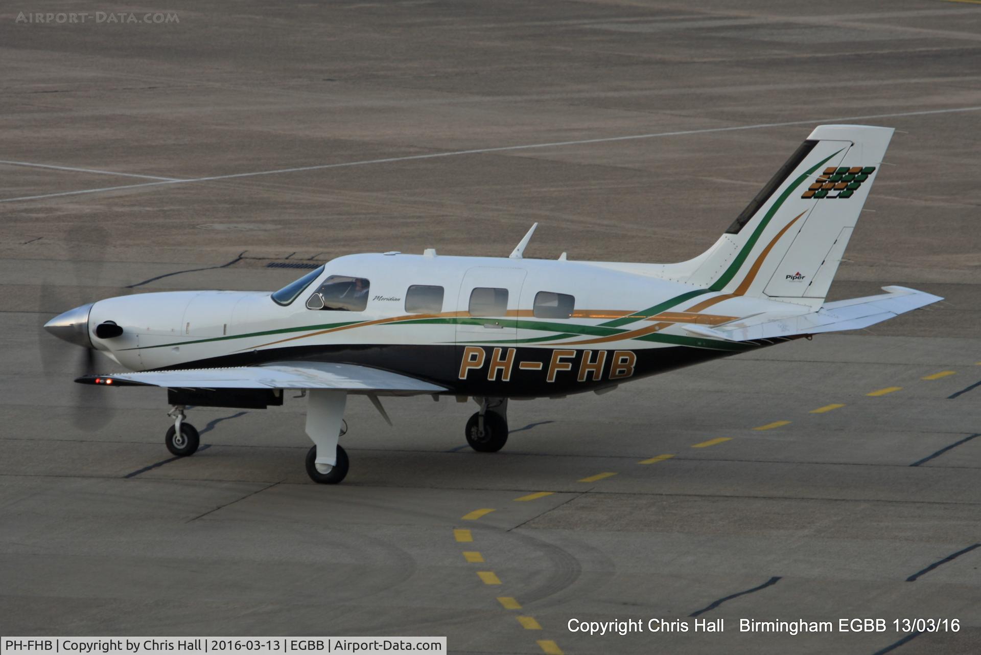 PH-FHB, 2006 Piper PA-46-500TP Malibu Meridian C/N 4697282, at Birmingham
