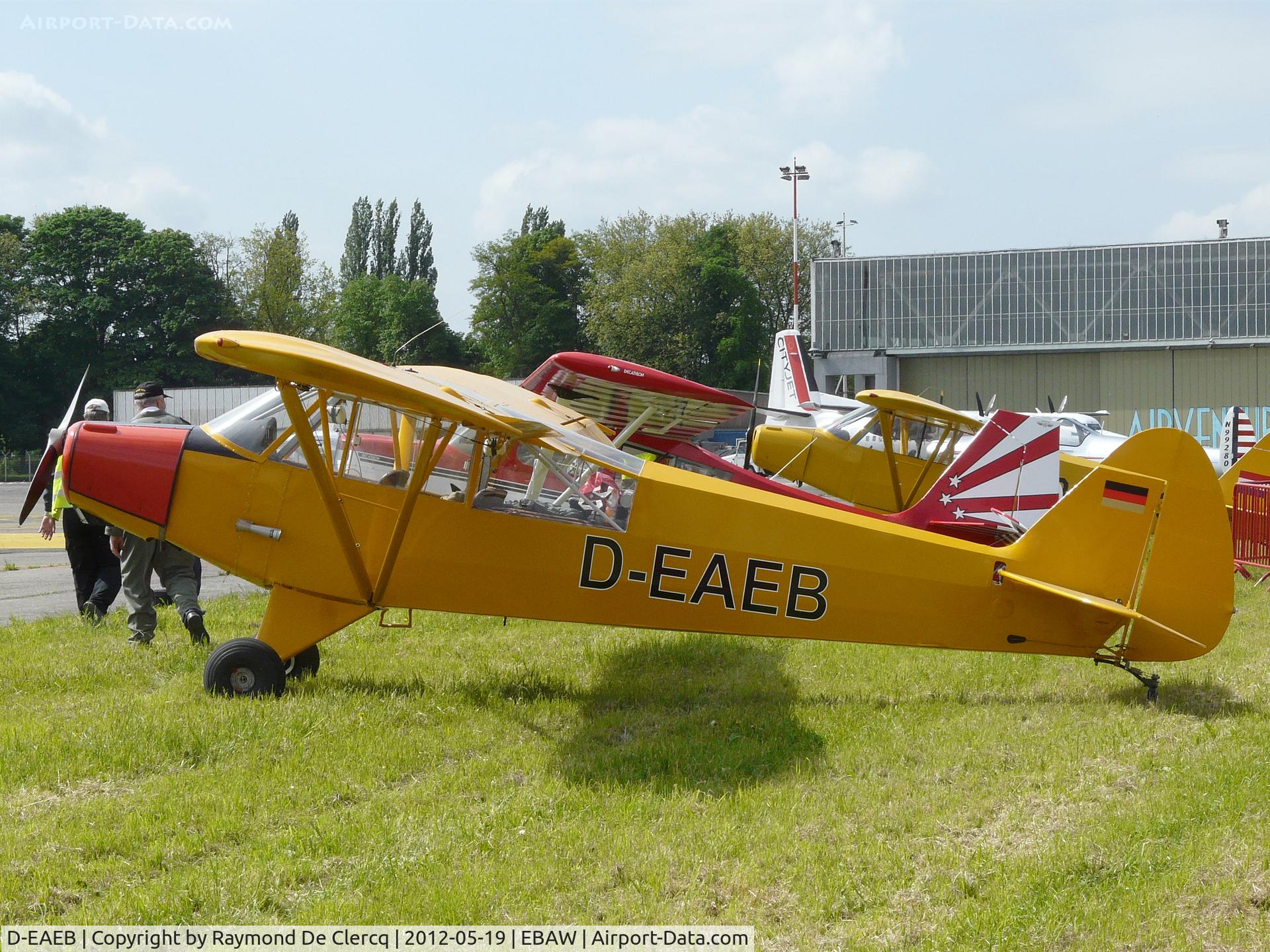 D-EAEB, 1971 Piper PA-18-95 Super Cub Super Cub C/N 18-3085, Stampe fly in  2012.