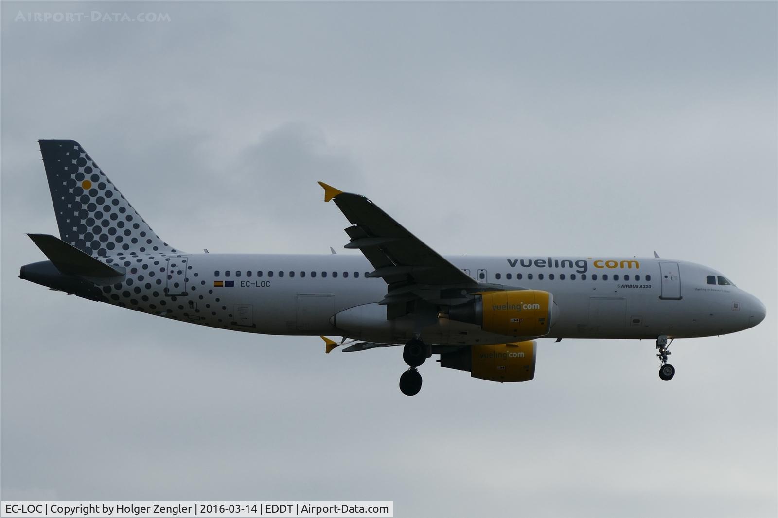 EC-LOC, 2011 Airbus A320-214 C/N 4855, Arrival from BCN....