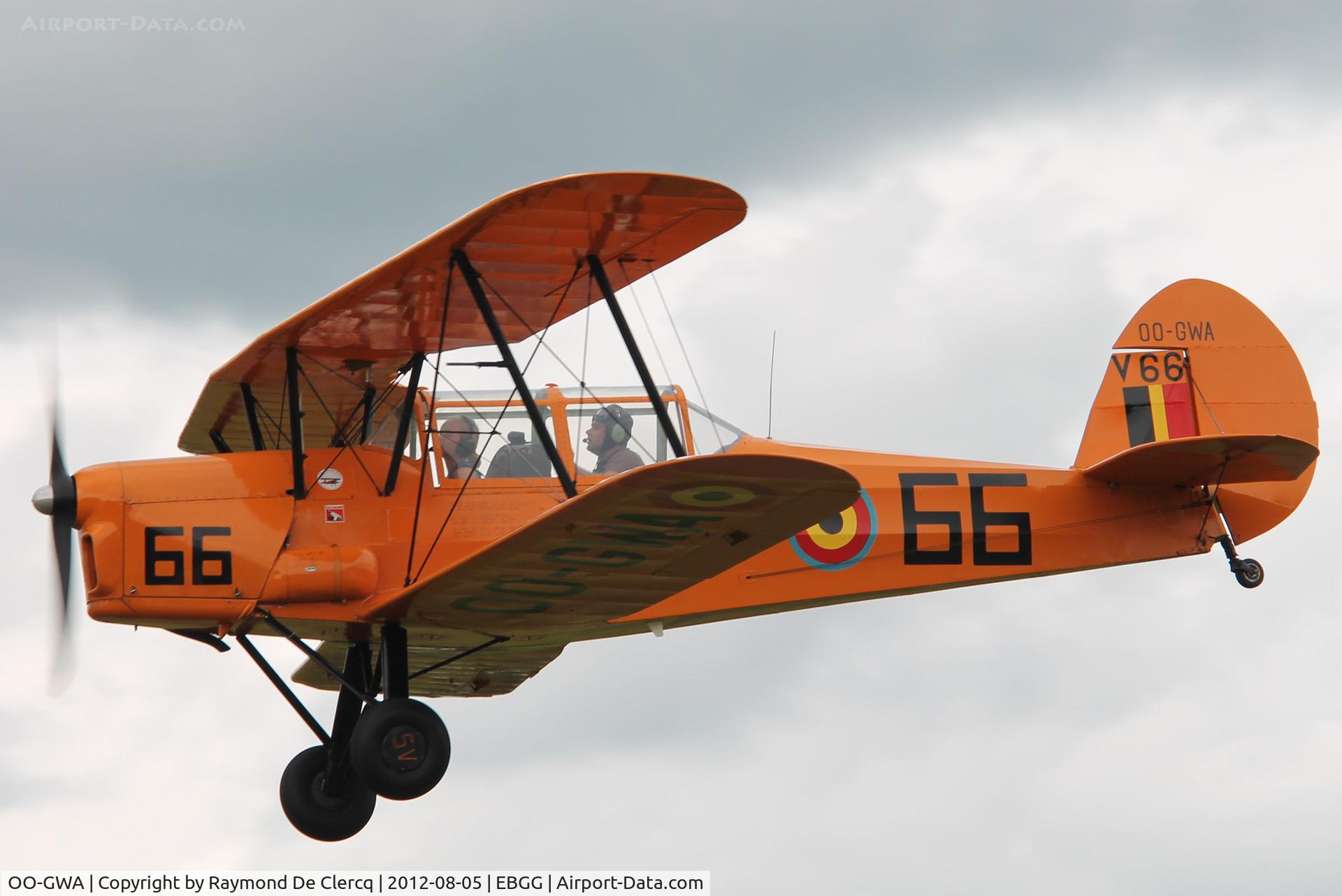 OO-GWA, 1947 Stampe-Vertongen SV-4C C/N 478, Geraardsbergen open door 2012.