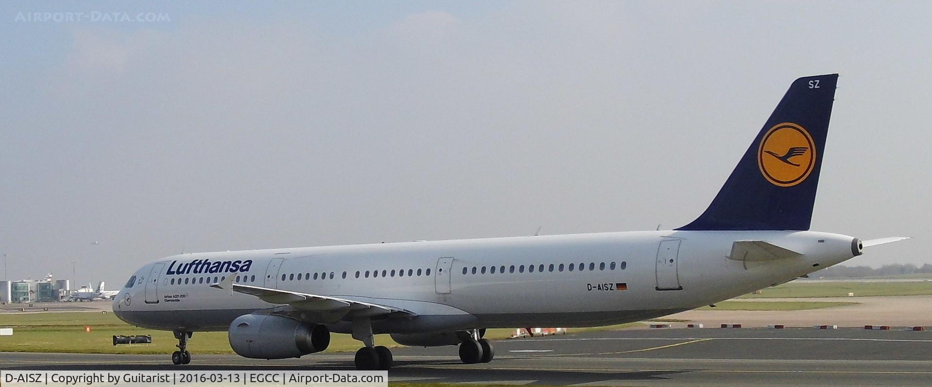 D-AISZ, 2009 Airbus A321-231 C/N 4085, At Manchester