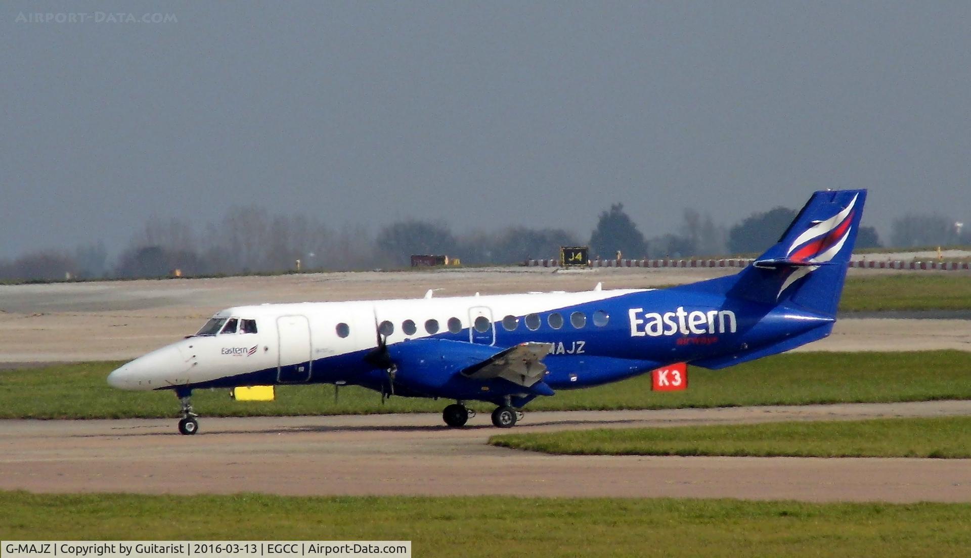 G-MAJZ, 1997 British Aerospace Jetstream 41 C/N 41100, At Manchester