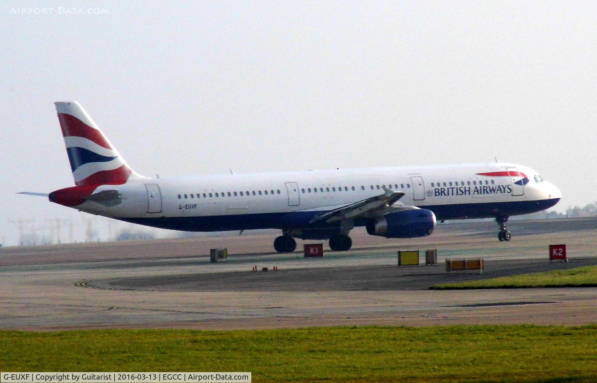 G-EUXF, 2004 Airbus A321-231 C/N 2324, At Manchester