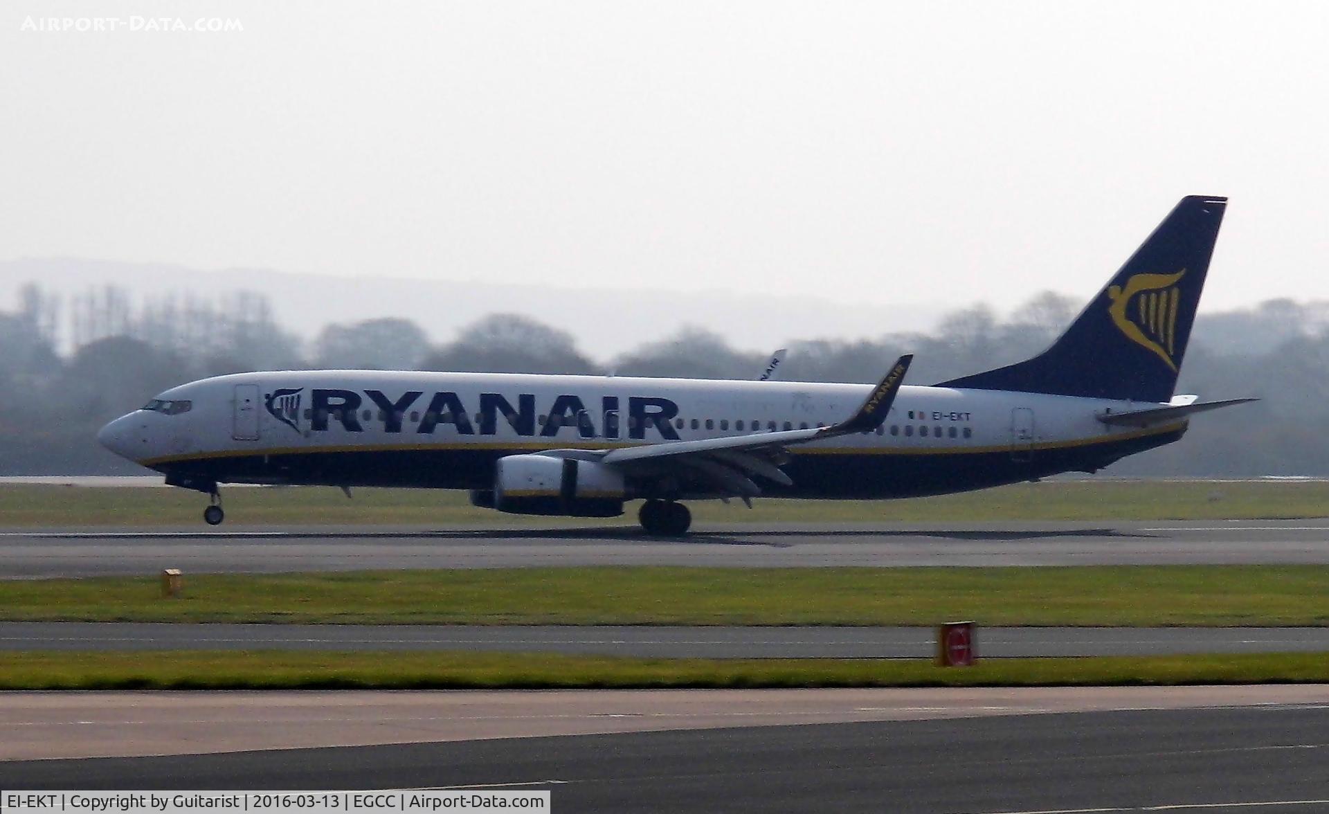 EI-EKT, 2010 Boeing 737-8AS C/N 38505, At Manchester