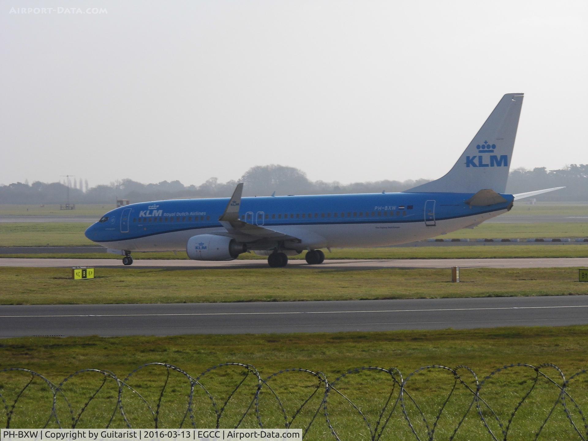 PH-BXW, 2007 Boeing 737-8K2 C/N 30360, At Manchester