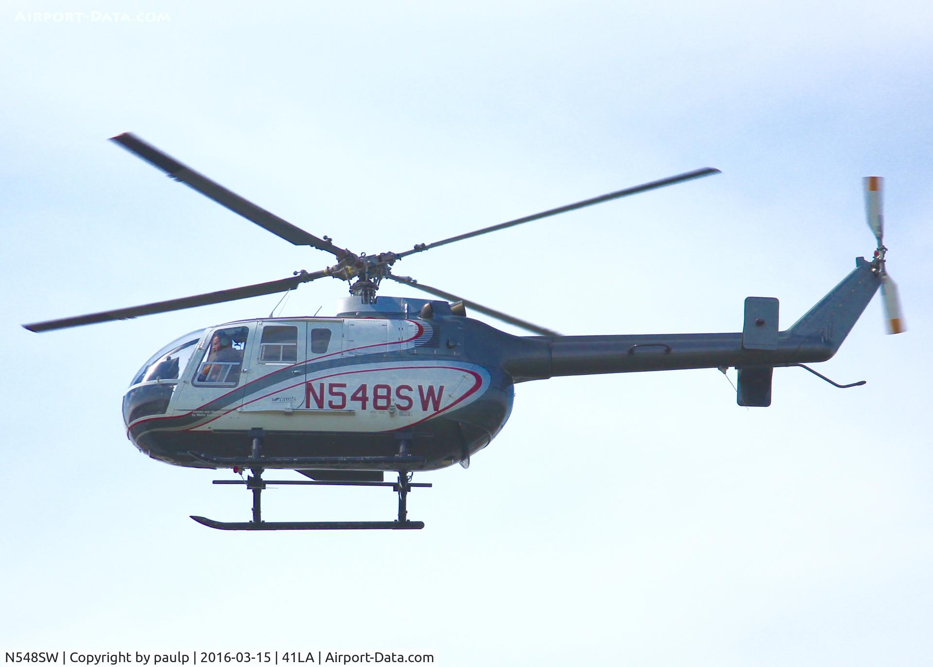 N548SW, 1988 MBB Bo-105CB C/N S-718, At Metro Aviation.